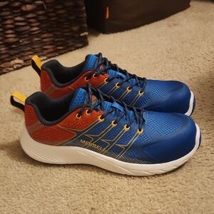 Merrell Men's Blue and Red Athletic Shoes